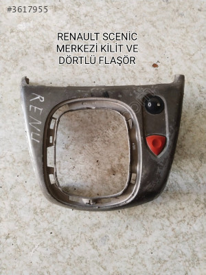 RENAULT SCENİC 2 ORJİNAL MERKEZİ KİLİT VE DÖRTLÜ FLAŞÖR DÜĞME