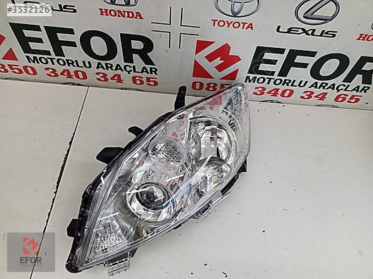 TOYOTA AURİS SIFIR SOL FAR 10-12