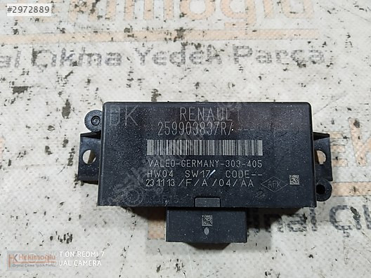 RENAULT FLUENCE MEGANE 3 LAGUNA 3 PARK SENSÖR BEYNİ 259903837R