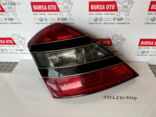 MERCEDES W221 S SERİ SOL ARKA STOP A2218200164 SÖKME ORJINAL