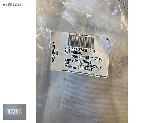 VOLKSWAGEN AMAROK BARDAKLIK 2H0 857 274B