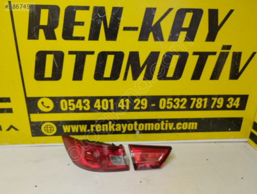 RENAULT CLİO 4 İÇ DIŞ SOL STOP SIFIR YAN SANAYİ RENKAY KOCAELİ