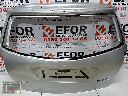 TOYOTA VERSO BAGAJ KAPAĞI ÇIKMA ORİJİNAL PARÇA 2010-2017