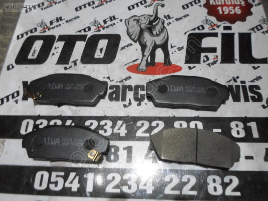 HONDA-İNTEGRA 92-94 (DİSK) (419-6350B) ÖN BALATA SIFIR DAIWA