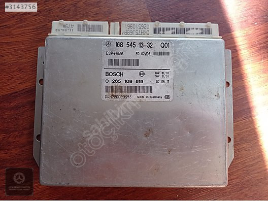 MERCEDES W168 A KASA ÇIKMA ESP HBA BEYNİ A1685451332
