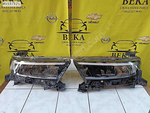 OPEL MOKKA B SAĞ SOL FAR LEDLİ ÇIKMA ORJİNAL YEDEK PARÇA