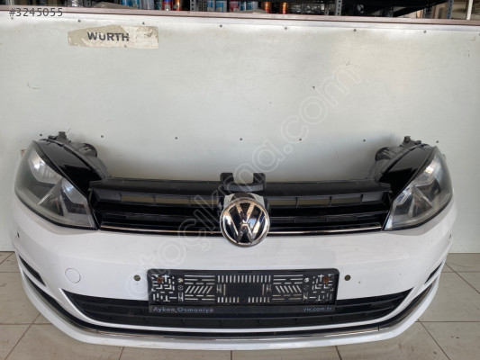 Golf 7 hatasız dolu Orjinal beyaz renk ön tampon