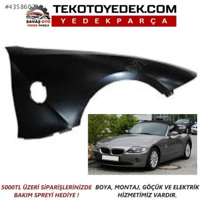 BMW Z4 ÖN ÇAMURLUK SAĞ SOL 2002 2003 2004 2005 2006 2007 2008