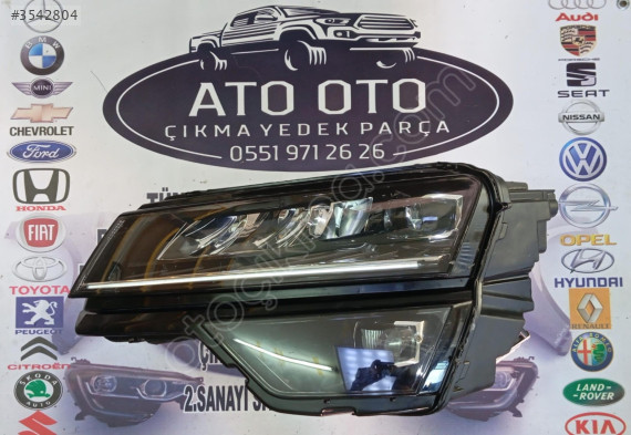 SKODA KAROQ ORJİNAL ÇIKMA SOL FAR