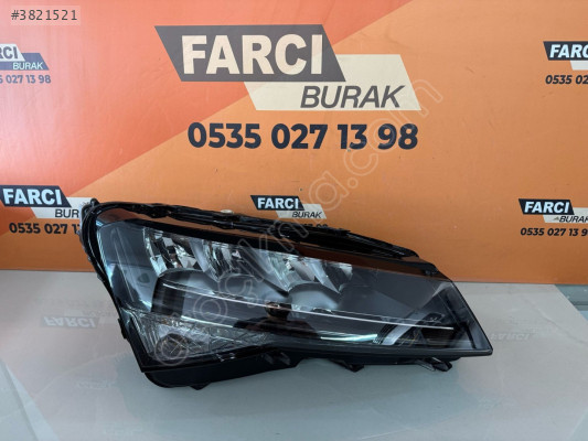 SKODA SUPERB SAĞ FULL LED FAR ORJİNAL 3v1941016C 19-24