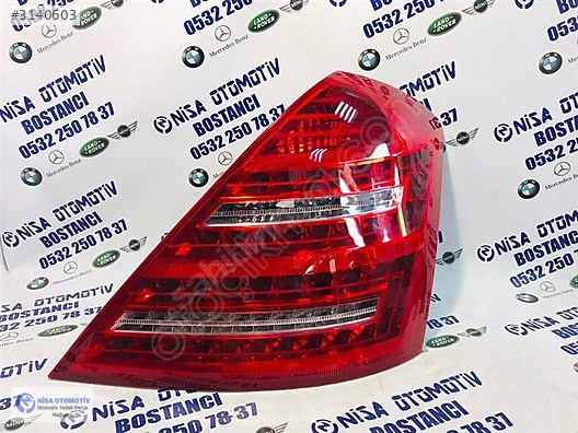 MERCEDES S SERİSİ W221 S350 MAKYAJLI LEDLİ SAĞ STOP A2218201464