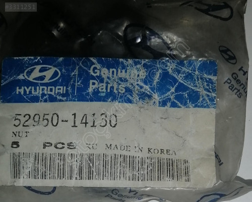 52950 14130 HYUNDAI  BİJON SOMUNLU