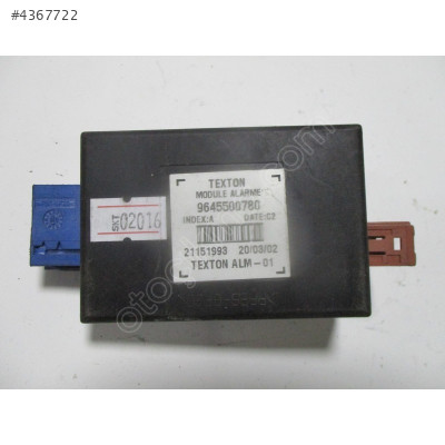 Citroen C5 Peugeot 206 Alarm Kontrol Beyni 9645500780