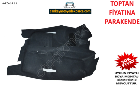 TOFAŞ DOĞAN KARTAL ŞAHİN M131 TABAN HALISI SİYAH ALTI KAUCUK SIFR