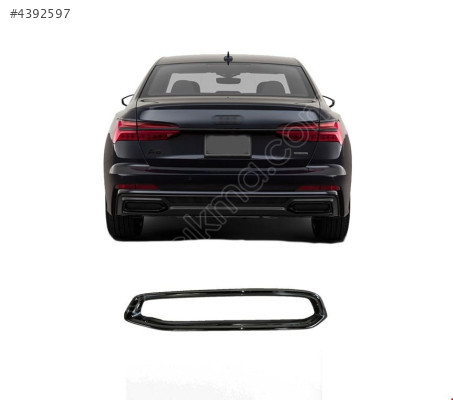 ARKA EGZOZ KAPAĞI SOL S-LİNE SİYAH A6 2020-