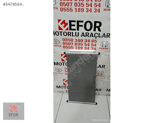 HONDA CİTY SIFIR KLİMA RADYATÖR 06-11 OEM NO: 80110-SEL-T01