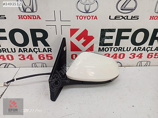 TOYOTA YARİS SOL AYNA ÇIKMA ORİJİNAL PARÇA