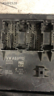 3AA937087D 5WK50448 VW PASSAT B7 BCM KONTROL ÜNİTESİ BSI
