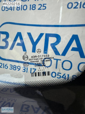 MERCEDES W221 ORJİNAL ÖN CAM 11-17