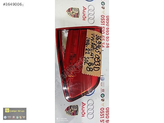 VOLKSWAGEN PASSAT B8 COMFORTLİNE SOL İÇ STOP OEM 3G9945093