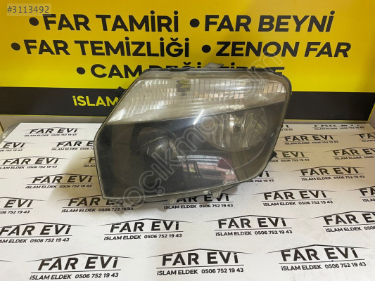 Dacia Duster Sol Ön Far 2010-2013 siyah zemin