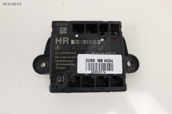Mercedes W204 Arka Sağ Kapı Beyni Modülü A2048704626 A2048202826