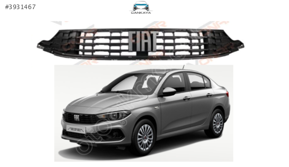 FİAT EGEA 2020+ YENİ KASA SİYAH ÖN PANJUR ARMALI (735754043)