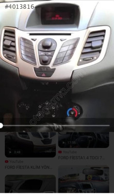 Ford fiesta klima kontrol paneli