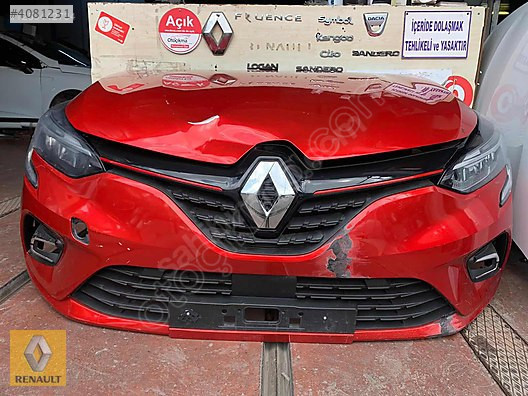 RENAULT CLİO 5 ÇIKMA ORJİNAL KIRMIZI ÖN SET VE DİGER PARÇALARI