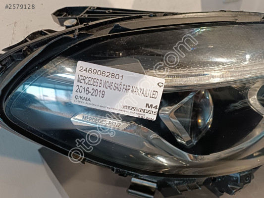 MERCEDES B W246 SAĞ FAR MAKYAJLI LED 2016-2019 2469062801 Ç