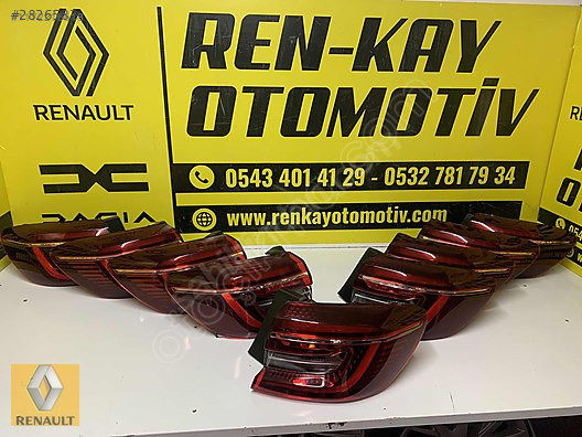 Renault Clio 5 Icon Ledli Sağ-Sol Dış Stop - Sıfır, 26550488