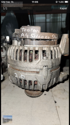 Volkswagen touran 2 2.0 şarj dinamosu