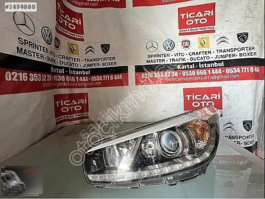 KİA CEED ÖN FAR SAĞ-SOL SÖKME FARLAR 2012-2018 model