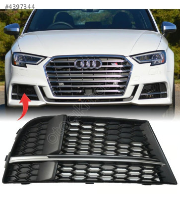 8V3807682Q A3/S3/RS3 2017 SİS KAPAGI MAT SİYAH KROMLU  SAĞ