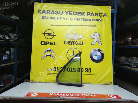 Peugeot 306 Sağ Arka Yan Camı - Çıkma Kelebek Modeli
