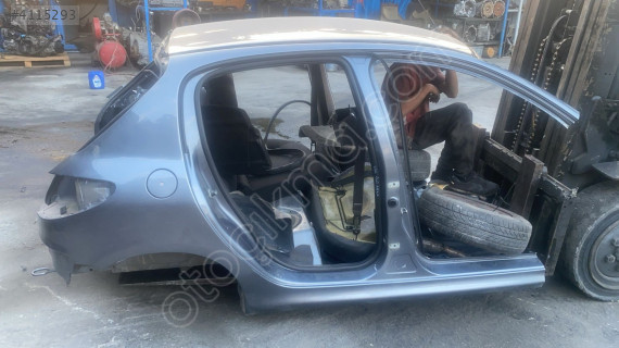 PEUGEOT 206+SAĞ ARKA KESME ÇAMURLUK OTO FEDAİ