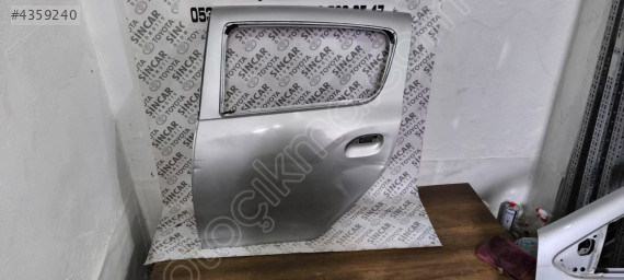DACİA SANDERO STEPWAY 2013 2020 SOL ARKA KAPI ÇIKMA ORJİNAL