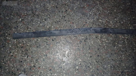 1996-2000 Bmw E39 ön tampon sol çıtası nikelajsız