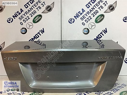MERCEDES C SERİSİ W204 C180 BAGAJ KAPAĞI ORJ ÇIKMA