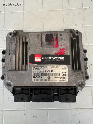 0281011701 8M51-12A650-LB Ford Focus 1.6 TDCI Motor Beyni