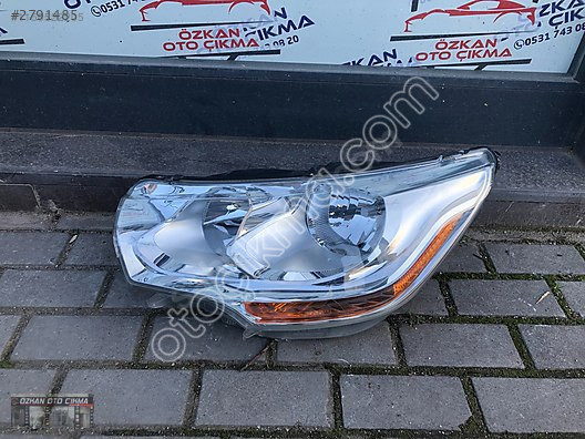 Citroen C4 Modeli İçin Sol Ön Far - Orijinal Çıkma Parça