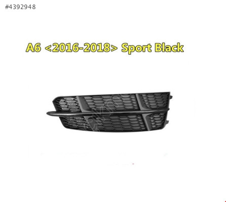 ÖN TAMPON IZGARA SOL ( SİYAH - S-LİNE ) A6 2015-