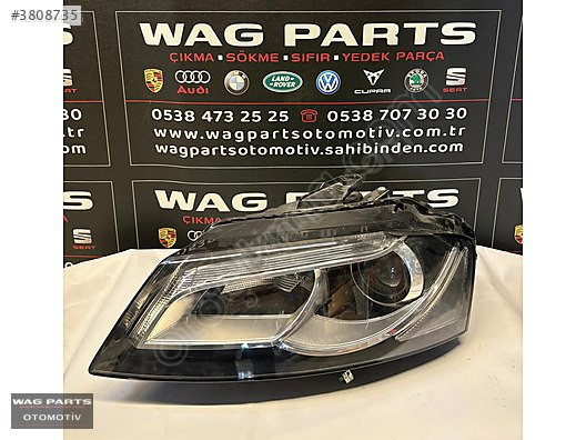 2004 - 2012 AUDİ A3 SOL FAR 8P0941029