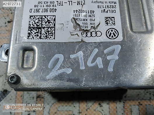 VW AG VOLKSWAGEN AUDİ SEAT SKODA XENON LED FAR BEYNİ 4G0 907 397