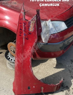 TOYOTA COROLLA SAĞ ÇAMURLUK EYUPCAN OTO