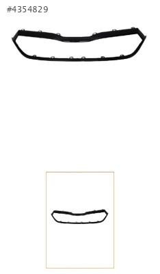 SKODA OCTAVİA ÖN PANJUR CERCEVESİ PARLAK SİYAH 5E3853761