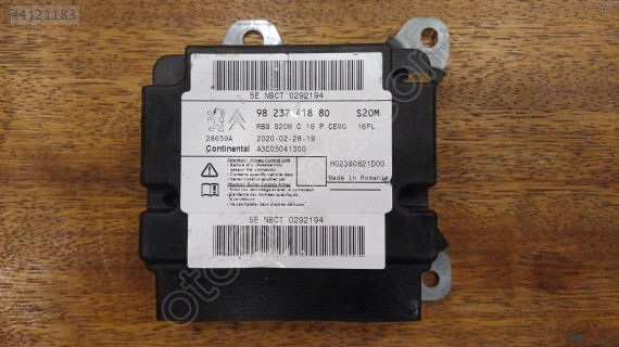 Peugeot 5008 Hava Yastığı (Airbag) Beyni Orijinal 9823741880
