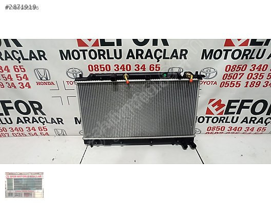 HONDA JAZZ 1.4 ATM SIFIR SU RADYATÖRÜ 03- OEM:19010-RWAJ-51