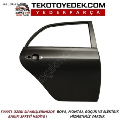 COROLLA ARKA KAPI SAĞ SOL 2007 VE ÜZERİ / KAMPANYA