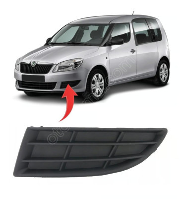 5J0807367A SKODA FABİA -ROOMSTAR 2011-2015 ÖN TAMPON KAPAGI SOL